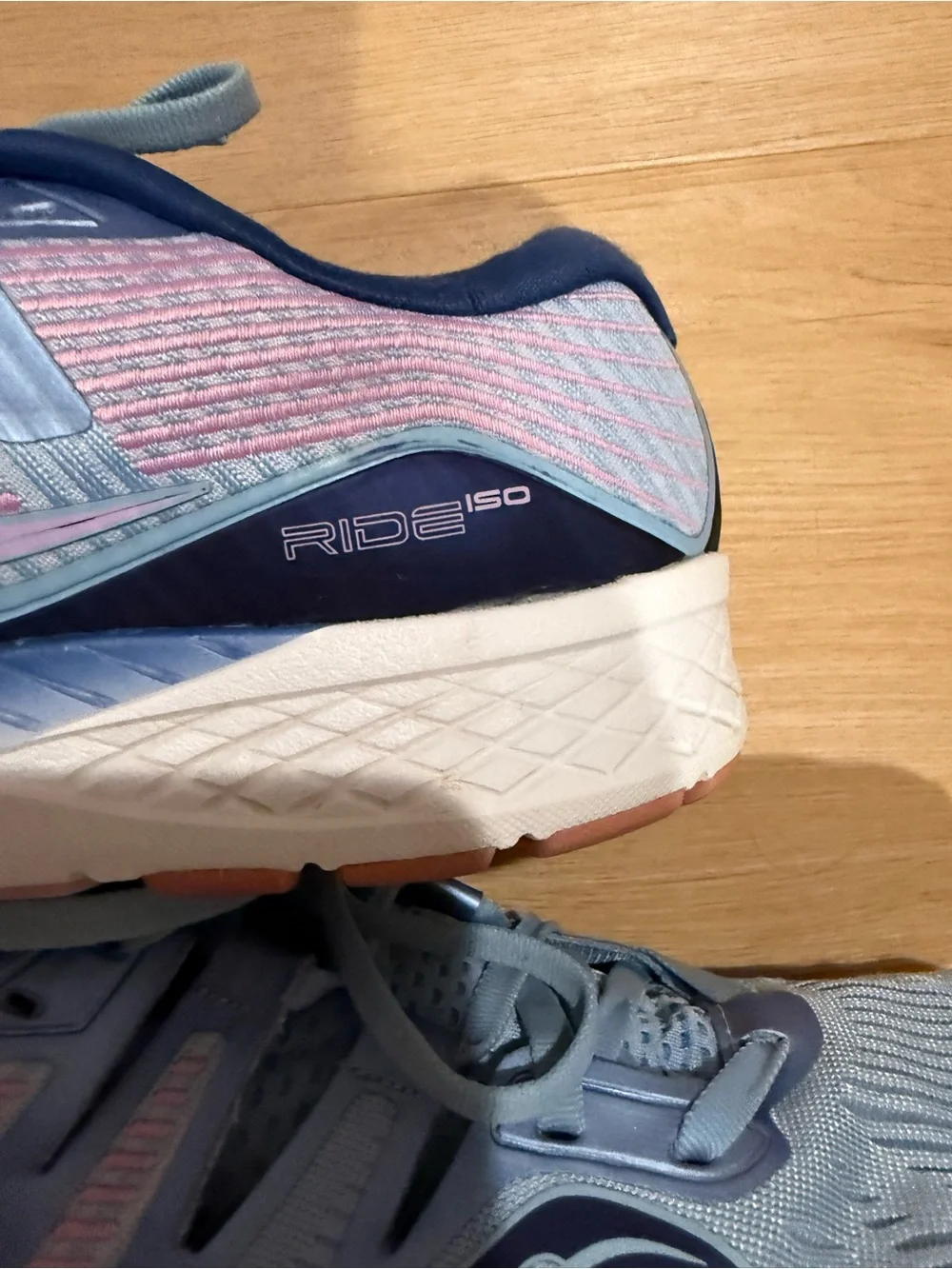 Saucony Ride ISO Women's Running Shoes Blue Purple Size 9.5